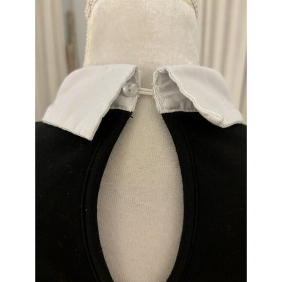 SHEIN EZwear Plus Contrast Collar Drop Shoulder Sweatshirt Girls 11-12 - Picture 3 of 7